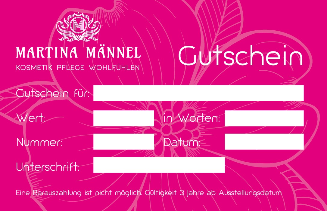 Kosmetik-maennel Gutschein